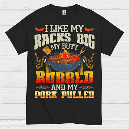 Big Racks And Pulled Pork BBQ T Shirt