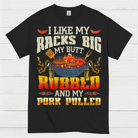 Big Racks And Pulled Pork BBQ T Shirt