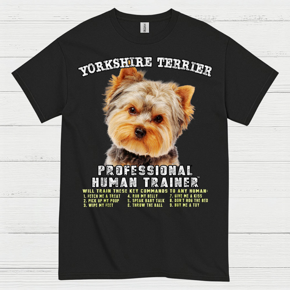 Yorkshire Terrier Professional Trainer Funny T Shirt