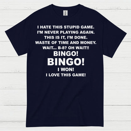 I Hate This Game Bingo Humor T Shirt