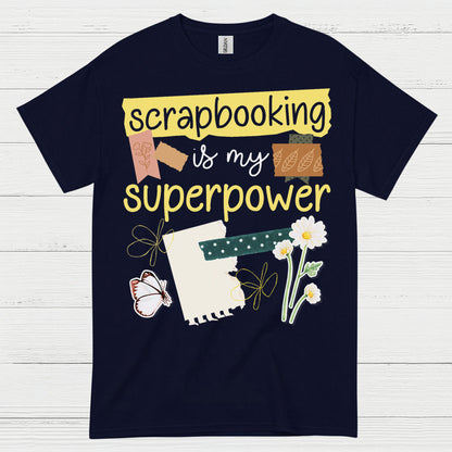 Scrapbooking Superpower Craft Lover T Shirt