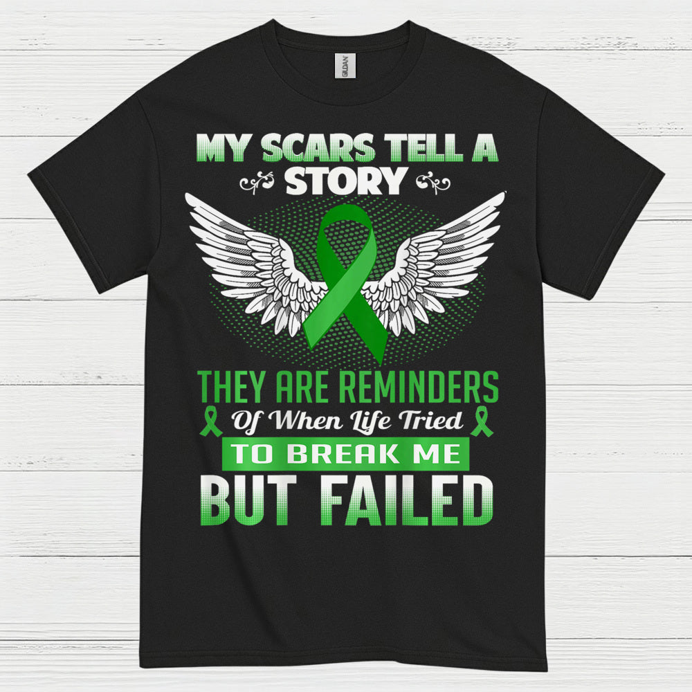 My Scars Tell A Story Strength Awareness T Shirt