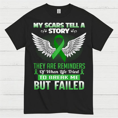 My Scars Tell A Story Strength Awareness T Shirt