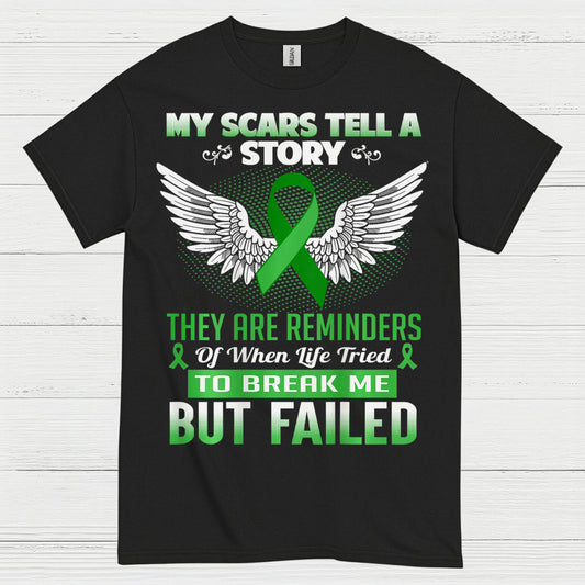 My Scars Tell A Story Strength Awareness T Shirt