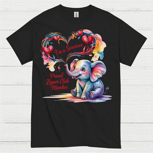 Proud Zipper Club Survivor T Shirt