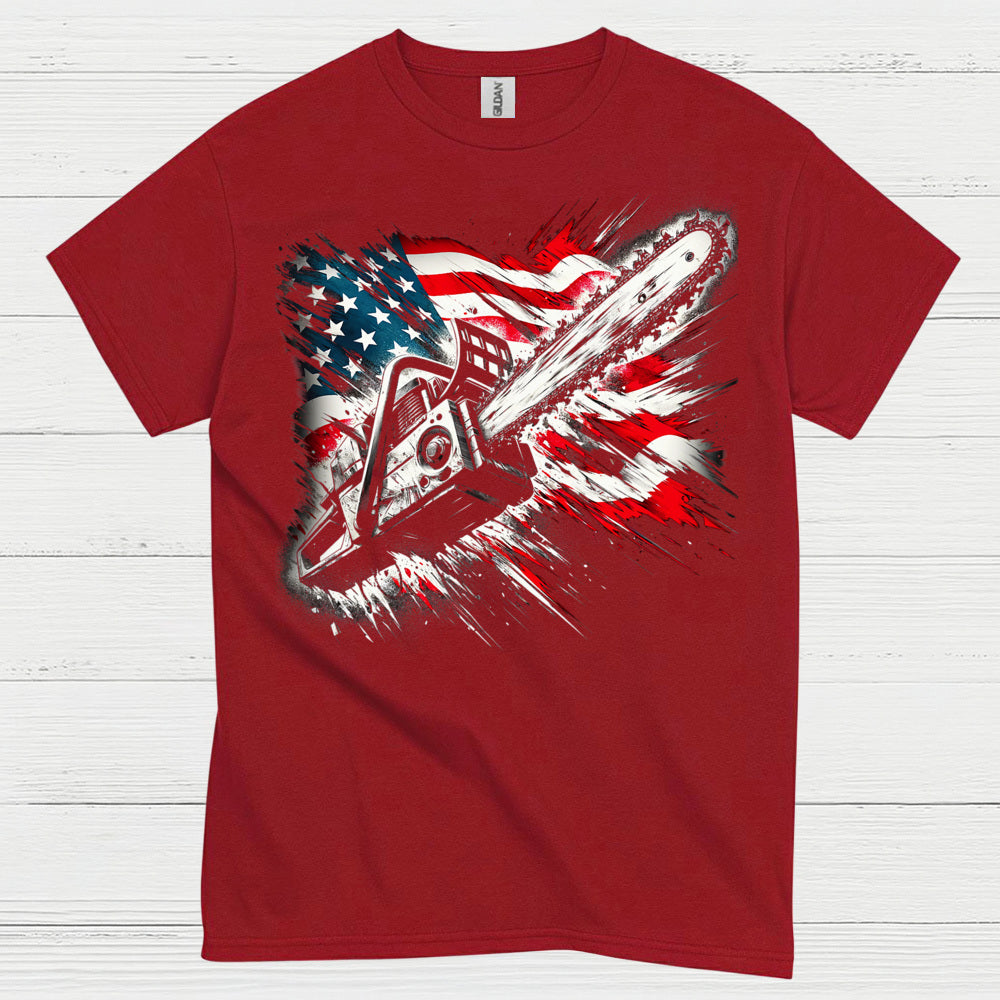 American Chainsaw Patriot T Shirt