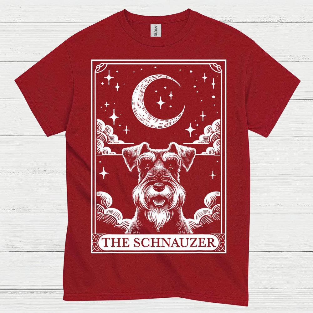 Mystic Schnauzer Moon Art Dog Lover T Shirt