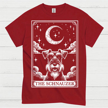 Mystic Schnauzer Moon Art Dog Lover T Shirt