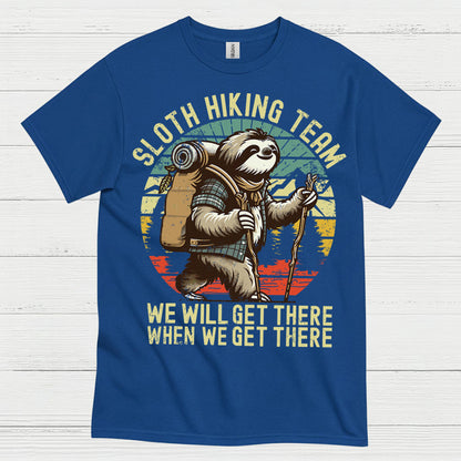 Sloth Hiking Team Adventure Sloth T Shirt