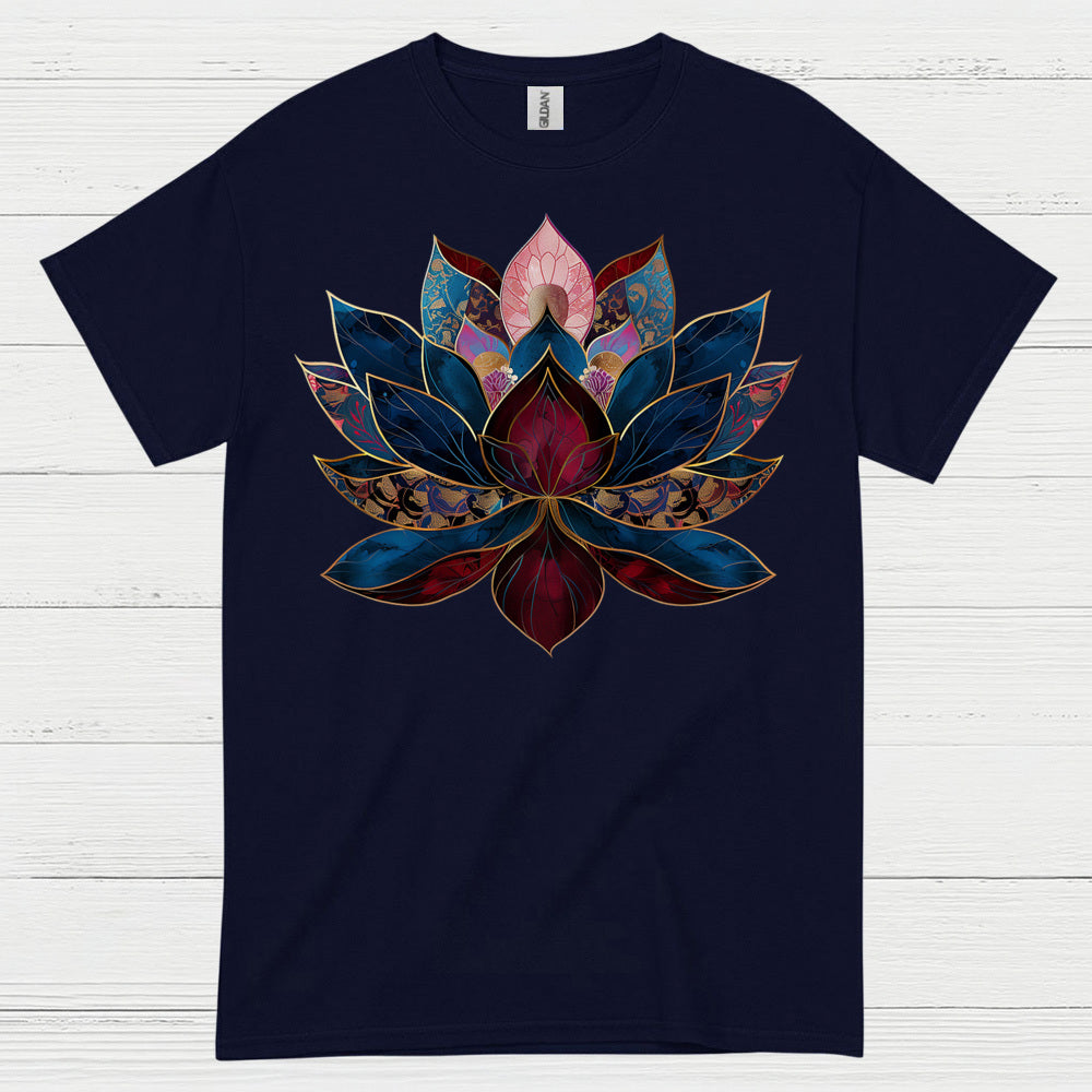 Sacred Lotus Mandala Yoga T Shirt