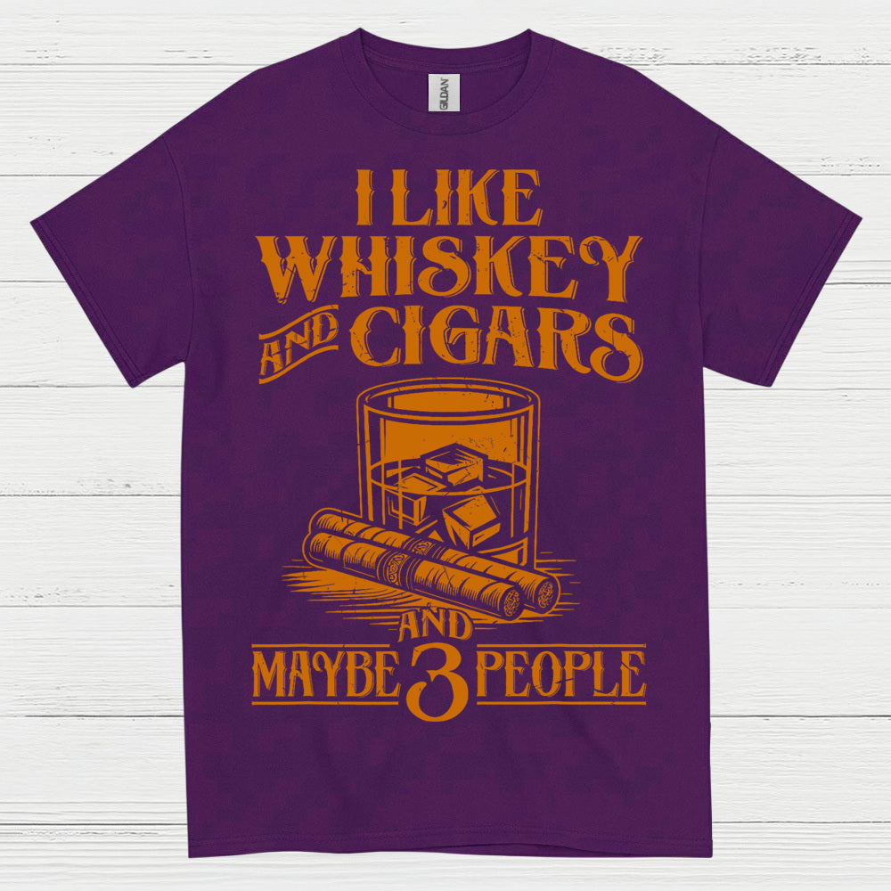 I Like Whiskey And Cigars T Shirt