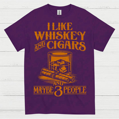 I Like Whiskey And Cigars T Shirt