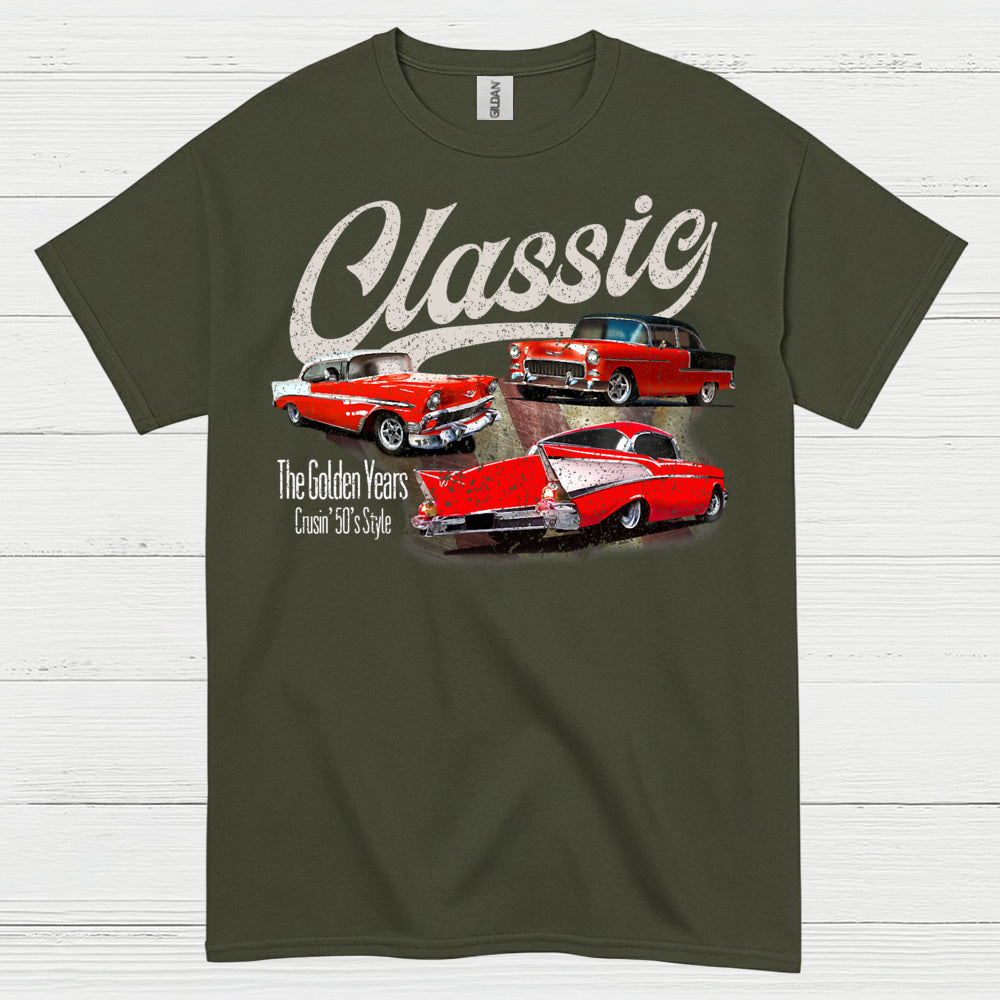 Classic Golden Years Car T Shirt