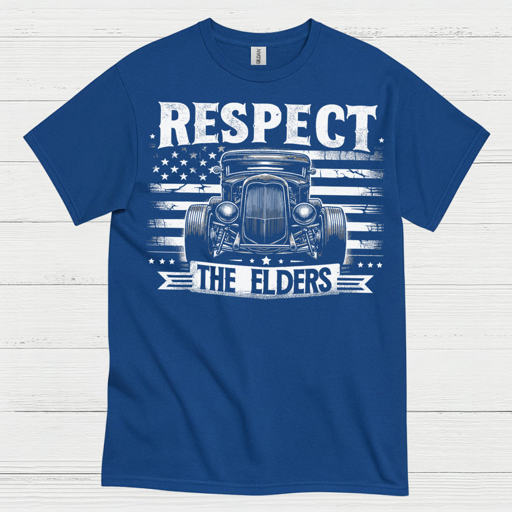 Respect The Elders Hot Rod T Shirt