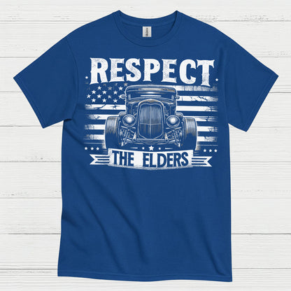 Respect The Elders Hot Rod T Shirt