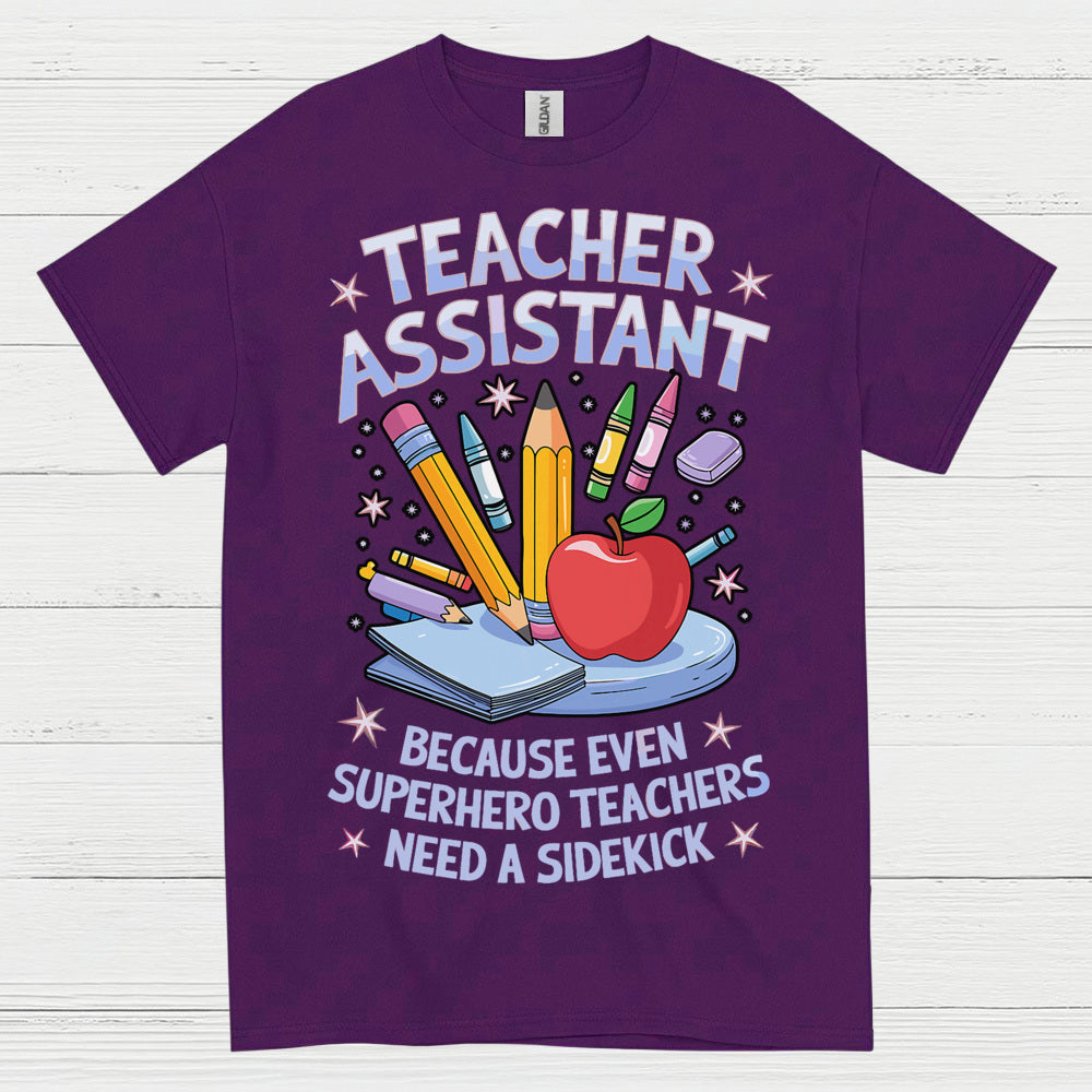 Superhero Teacher Assistant T Shirt