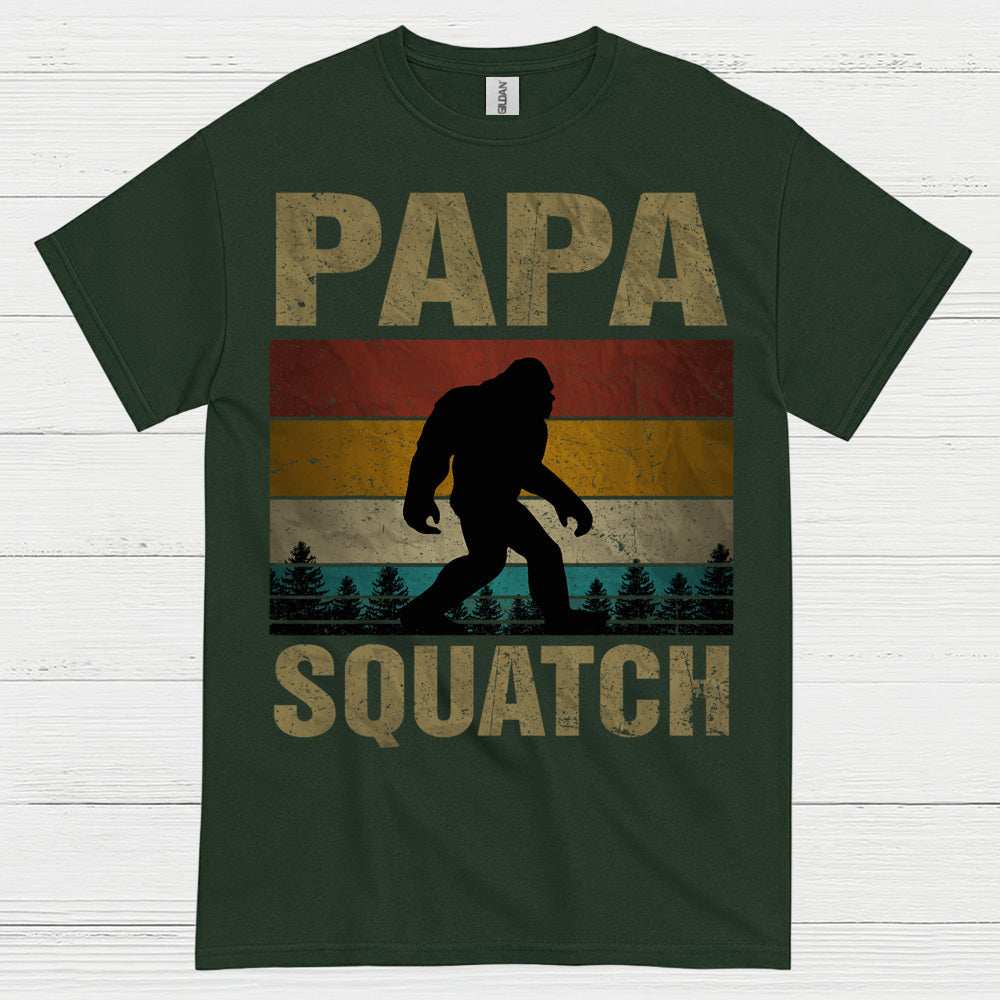 Papa Squatch Bigfoot T Shirt