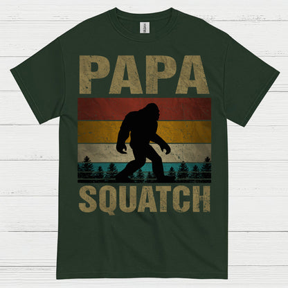 Papa Squatch Bigfoot T Shirt