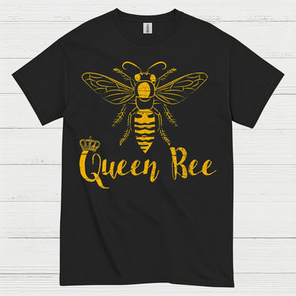 Queen Bee Vintage Bee Lover T Shirt