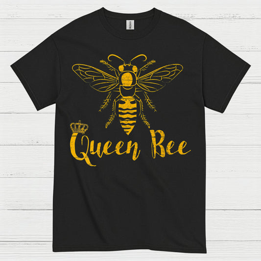 Queen Bee Vintage Bee Lover T Shirt
