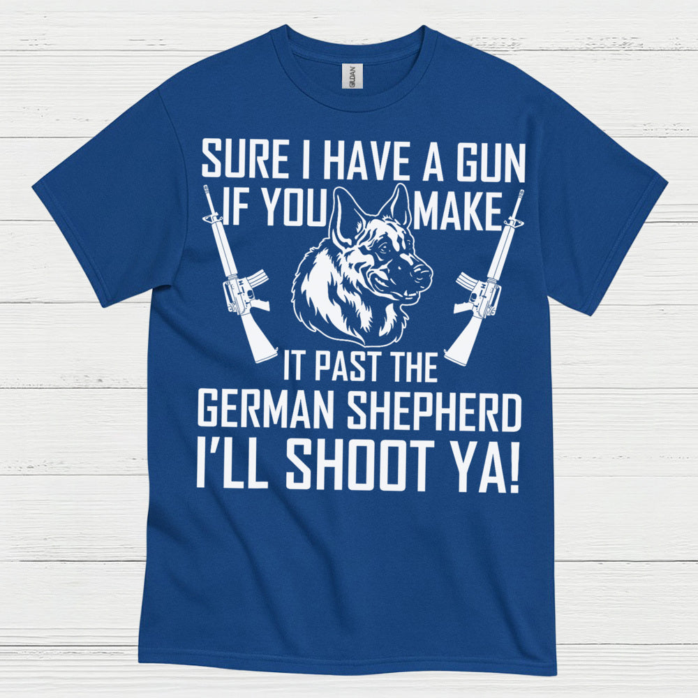 German Shepherd Protection Humor Dog Lover T Shirt