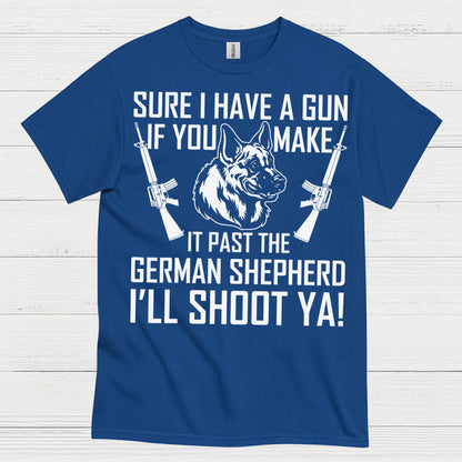 German Shepherd Protection Humor Dog Lover T Shirt