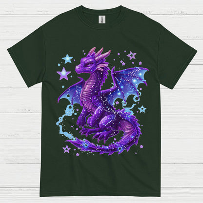 Galaxy Purple Dragon T Shirt