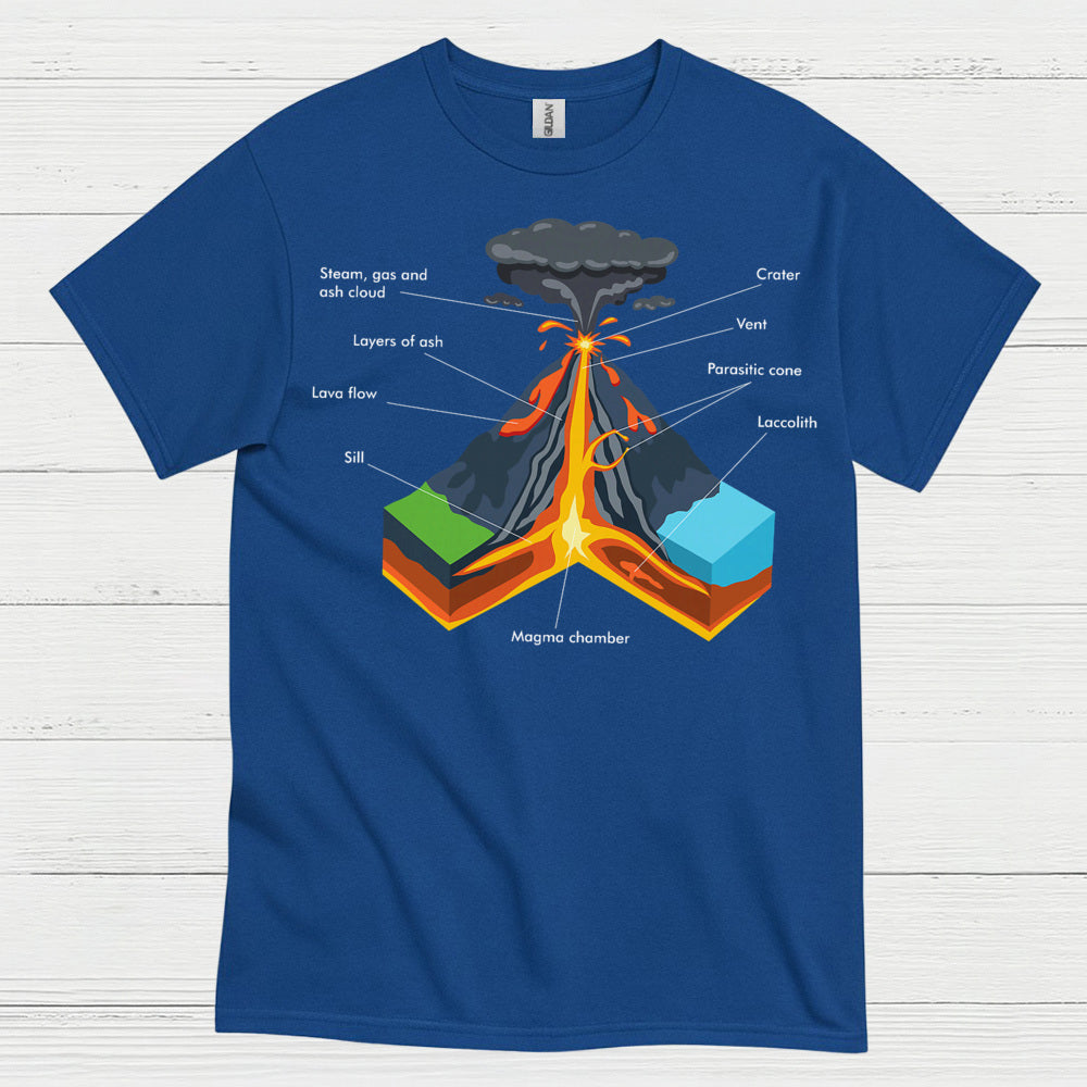 Volcano Science Teacher T Shirt