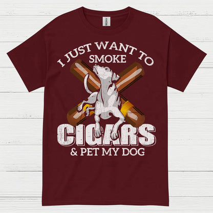 I Just Want To Smoke Cigars T Shirt