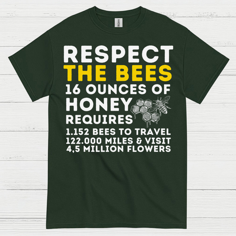 Respect The Bees Honey Lover T Shirt