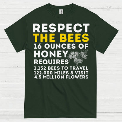 Respect The Bees Honey Lover T Shirt