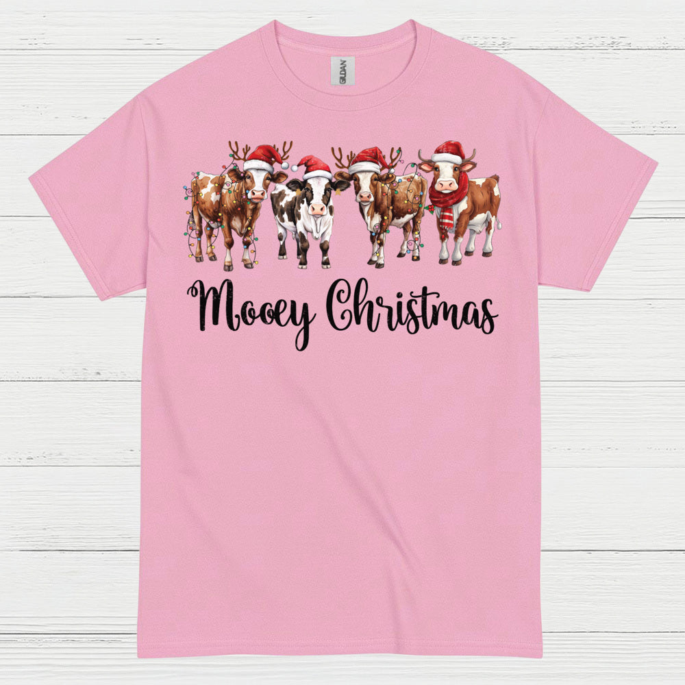 Mooey Christmas Cow T Shirt