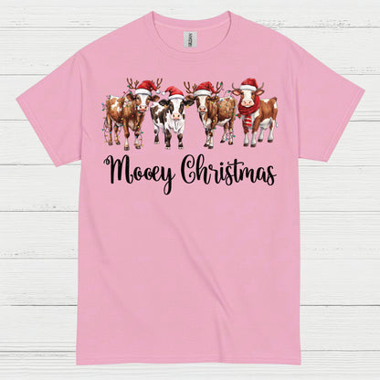 Mooey Christmas Cow T Shirt