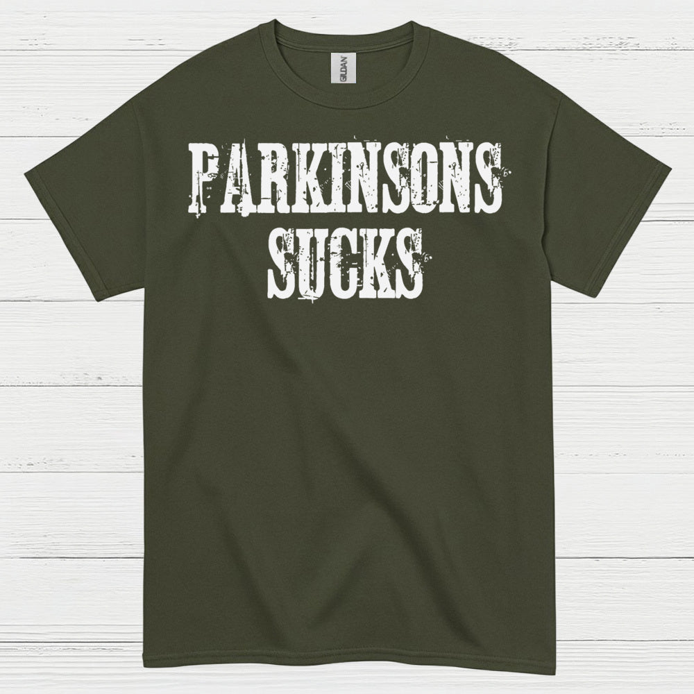 Parkinsons Sucks Strong Statement T Shirt