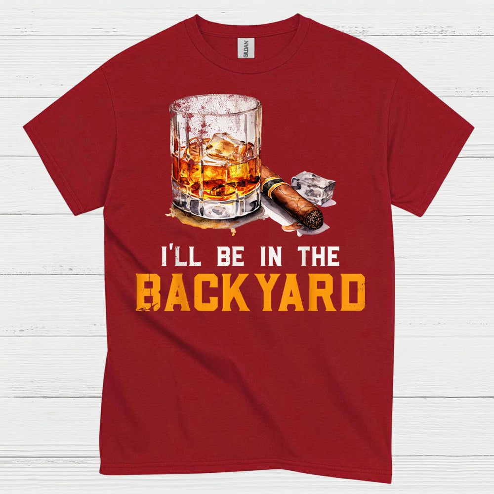 Backyard Whiskey Cigar Time T Shirt