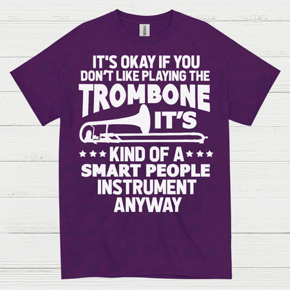 Smart Trombone Player Funny T Shirt