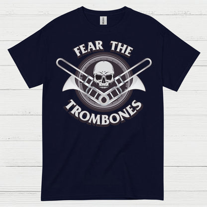 Fear The Trombones Skull T Shirt