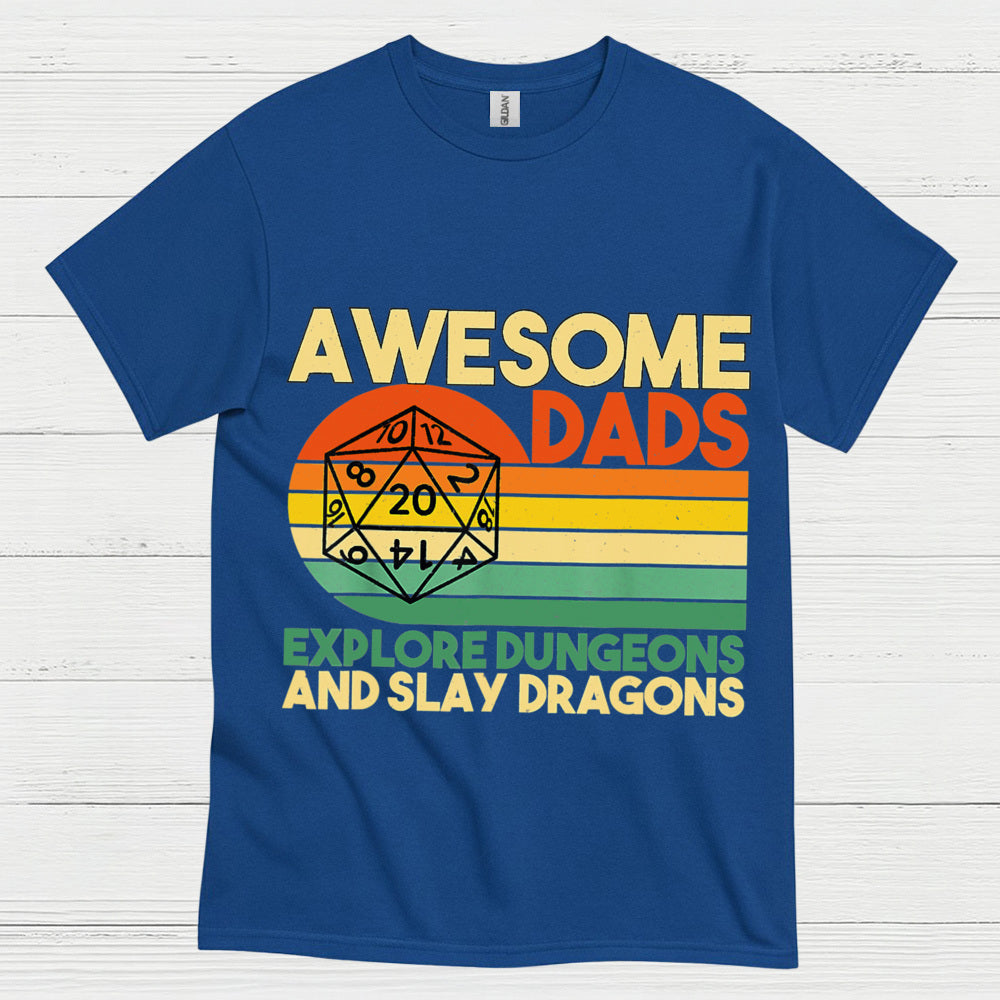 Awesome Dads Dragon T Shirt