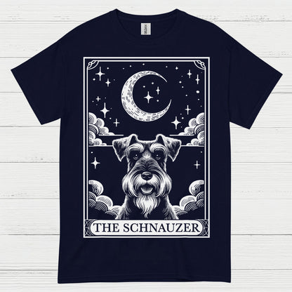 Mystic Schnauzer Moon Art Dog Lover T Shirt