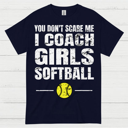 I Coach Girls Softball T Shirt