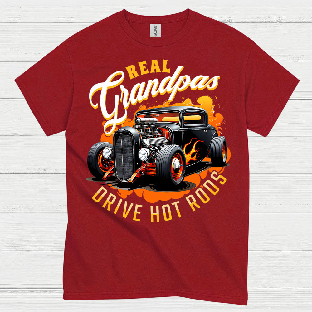 Real Grandpas Drive Hot Rods T Shirt