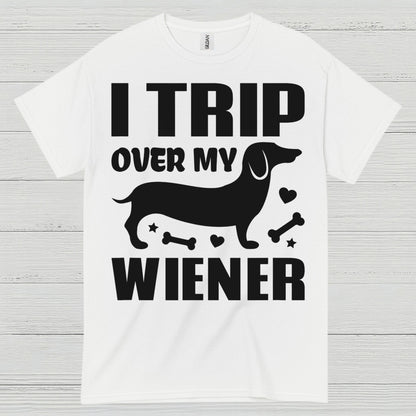 Life Is Better With A Dachshund Colorful Silhouette T Shirt