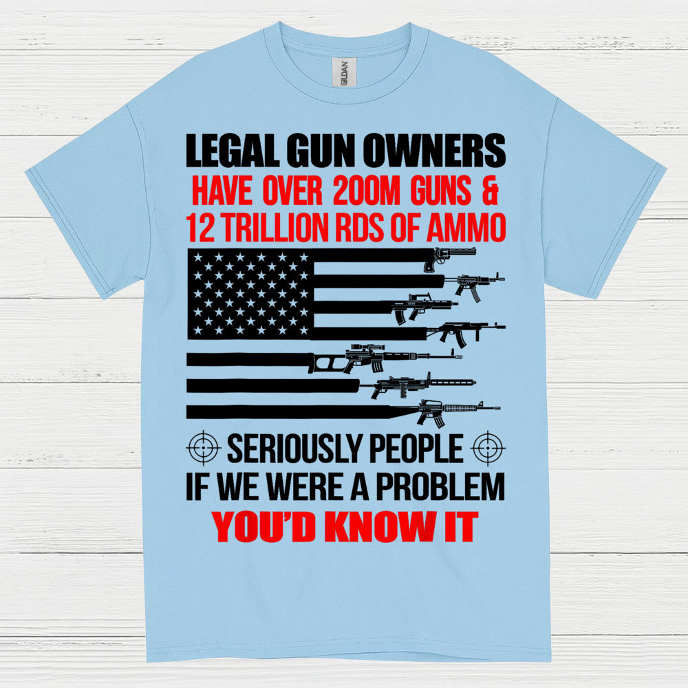 Legal Gun Owners Patriotic Second Amendment T Shirt
