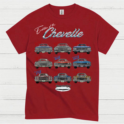Evolution Of The Chevelle T Shirt