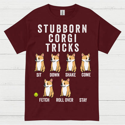 Stubborn Corgi Tricks T Shirt