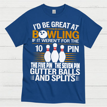 Great At Bowling Funny Humor T Shirt