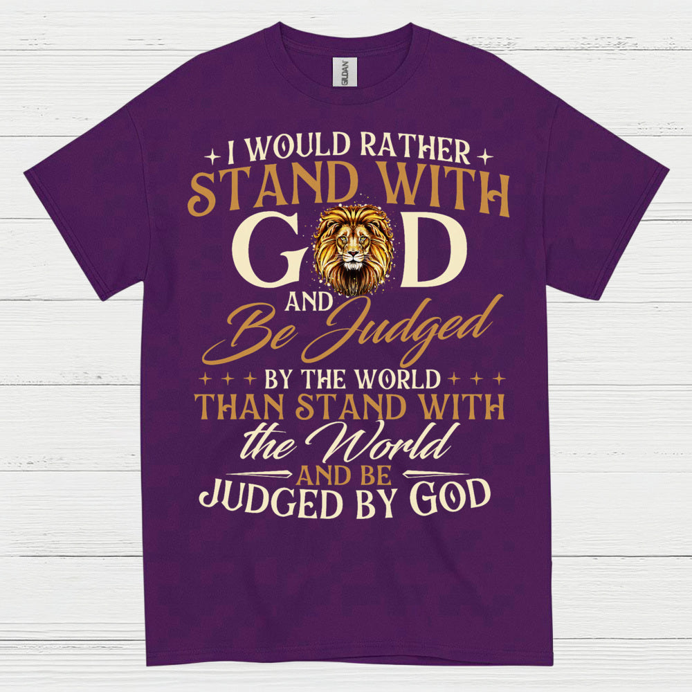 Stand With God Christian Faith T Shirt