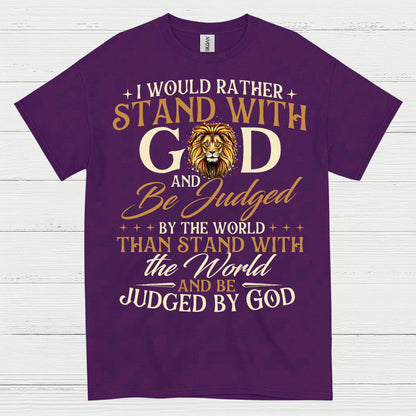 Stand With God Christian Faith T Shirt