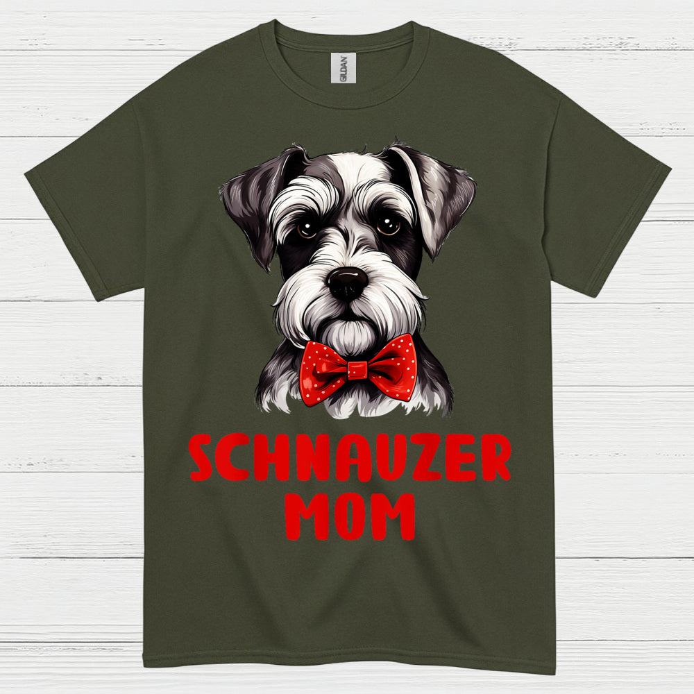 Schnauzer Mom Cute Dog Lover T Shirt