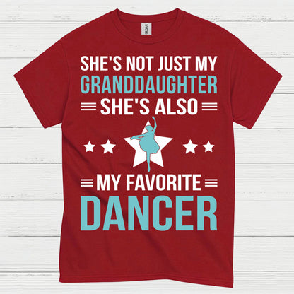 Favorite Granddaughter Dancer Family T Shirt